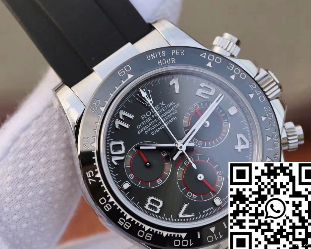 Factory Cosmograph Dial Daytona Black JH Rolex 40MM 1202